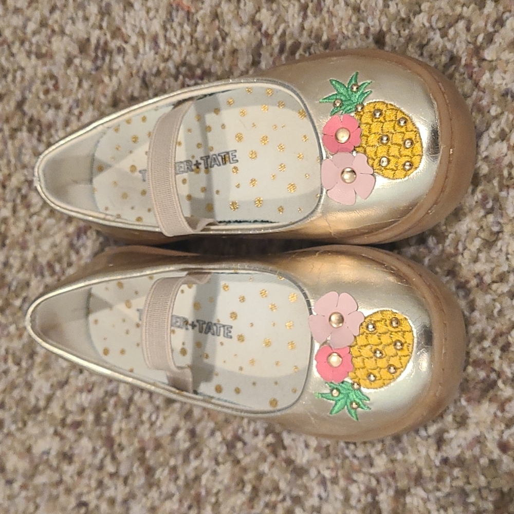 Excellent Flower and Pineapple shoes